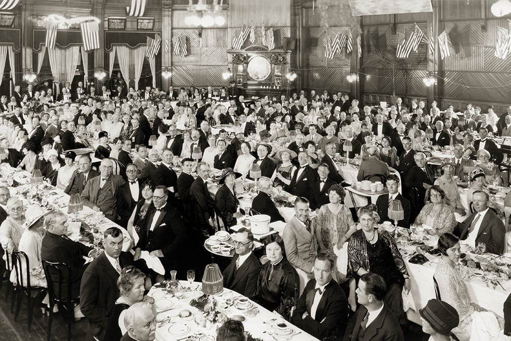 Lindbergh Dinner in Crown Room