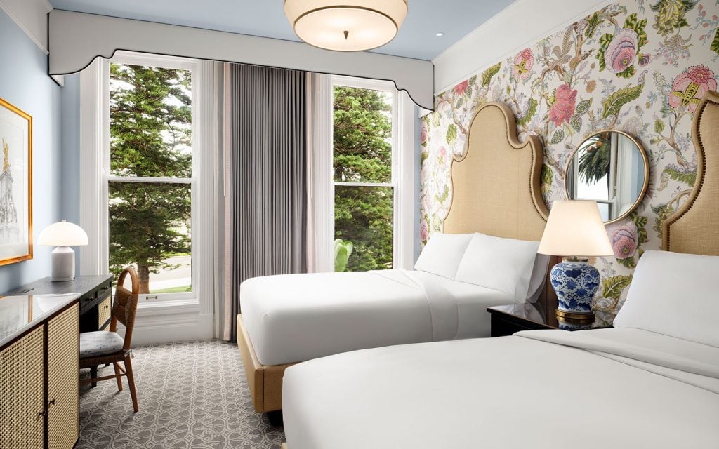 Victorian Resort View guest room with 2 queen beds