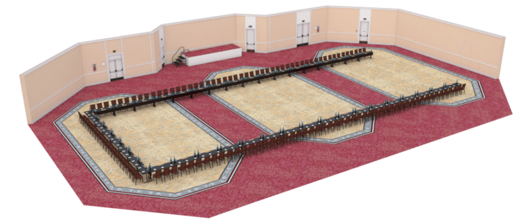 Upper Grande Hall u-shape