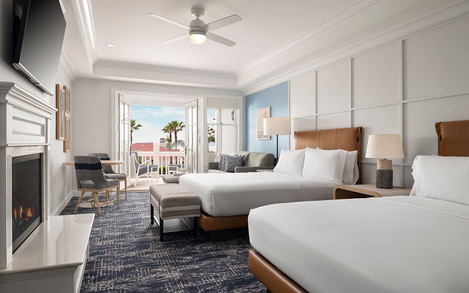 Oceanview Villa Room – Mobility & Hearing Accessible with Roll-In Shower