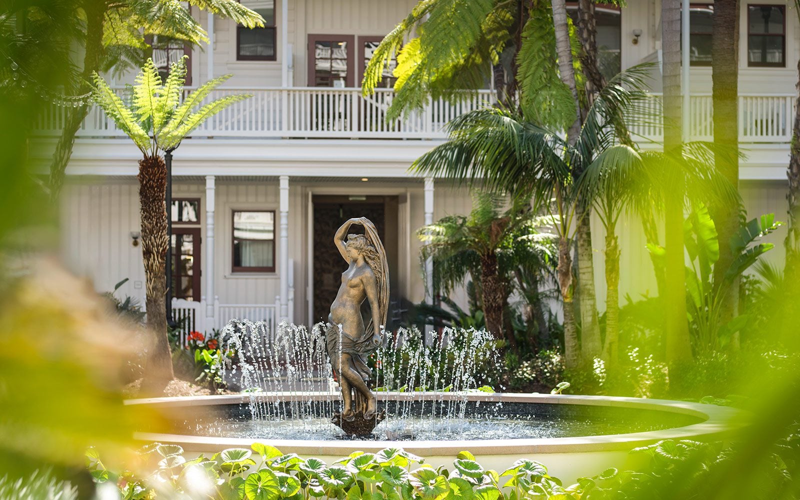 Naiad Queen Fountain in the Garden Courtyard
