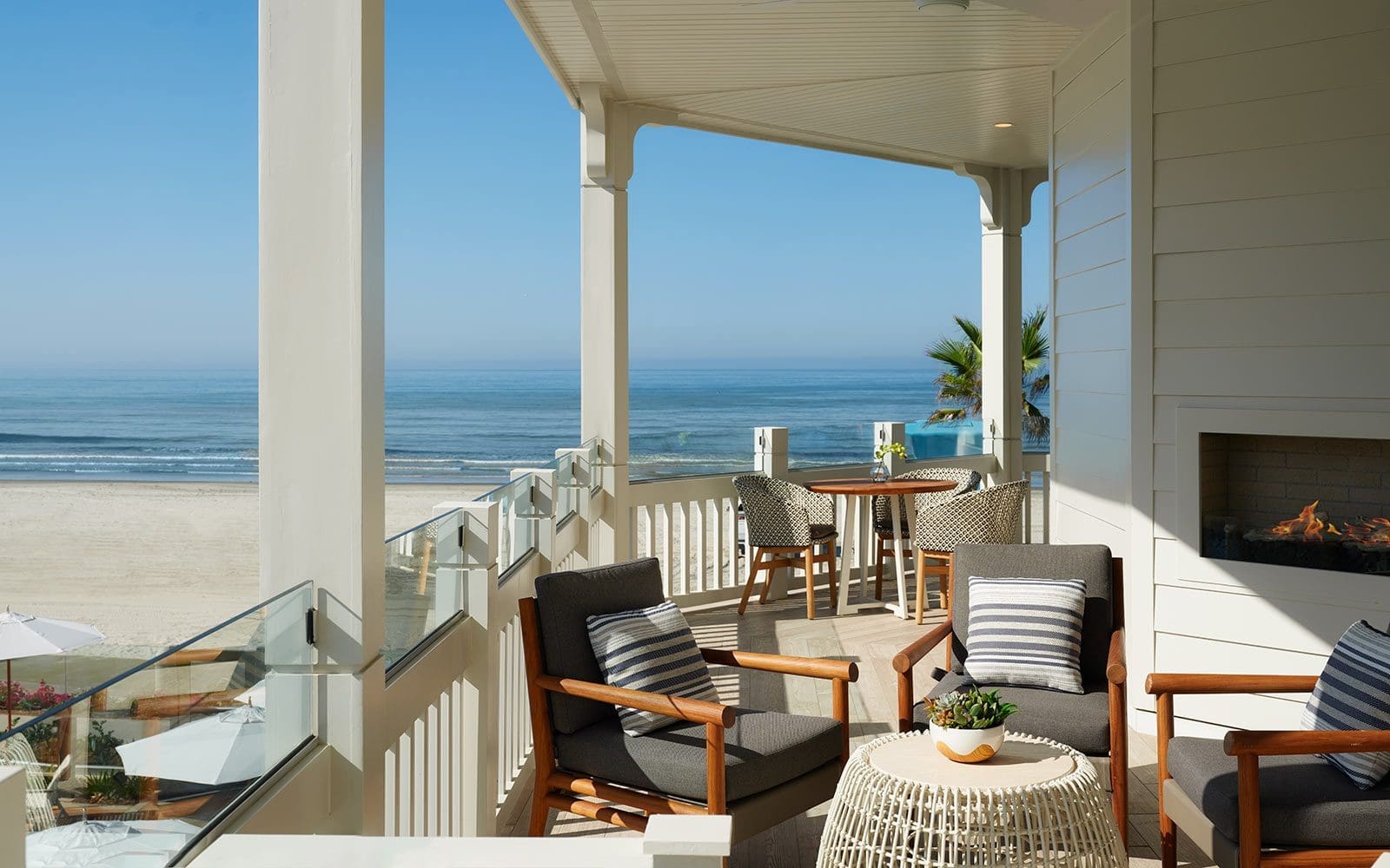 Oceanfront veranda