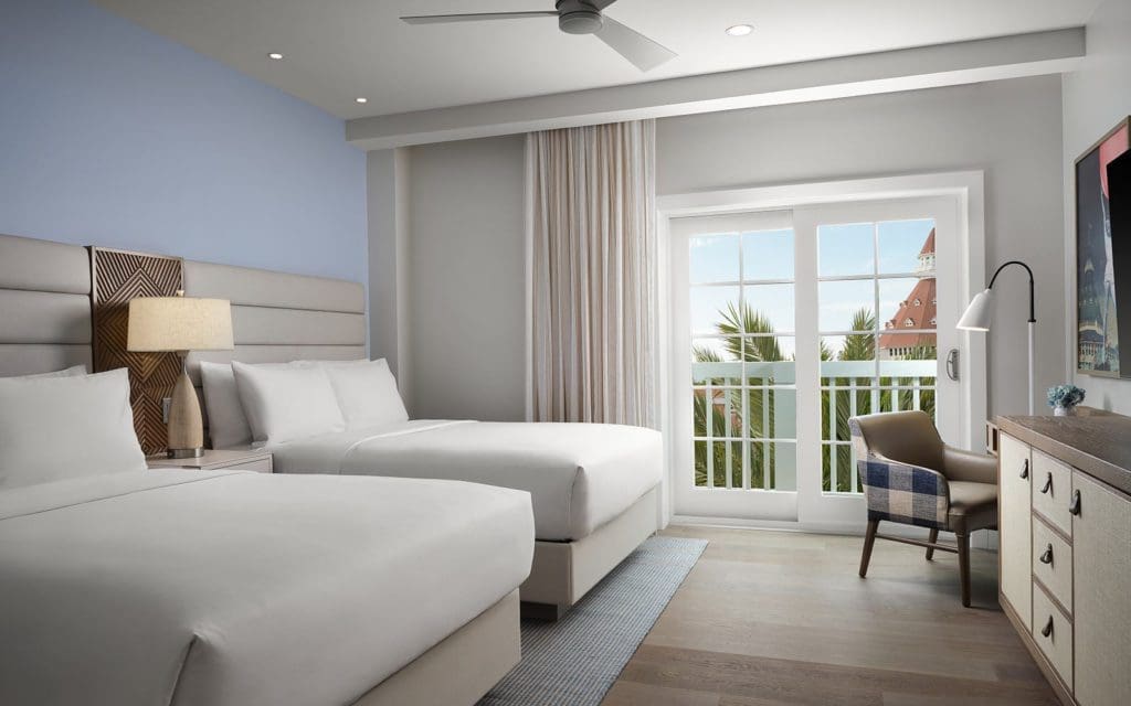 Shore House Resort View Villa Bedroom with 2 Queens