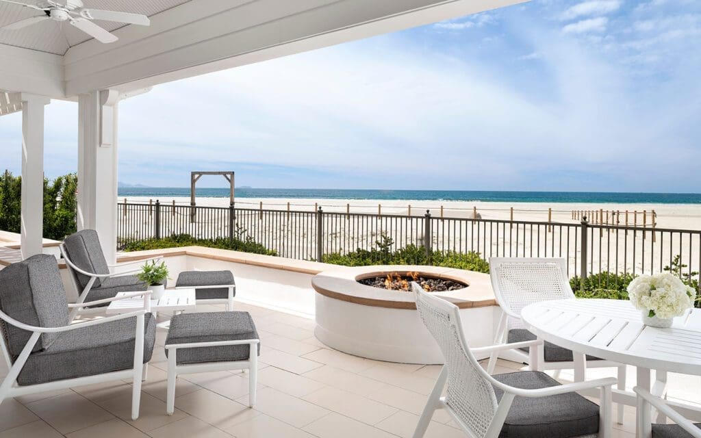 Beachfront Cottage Patio
