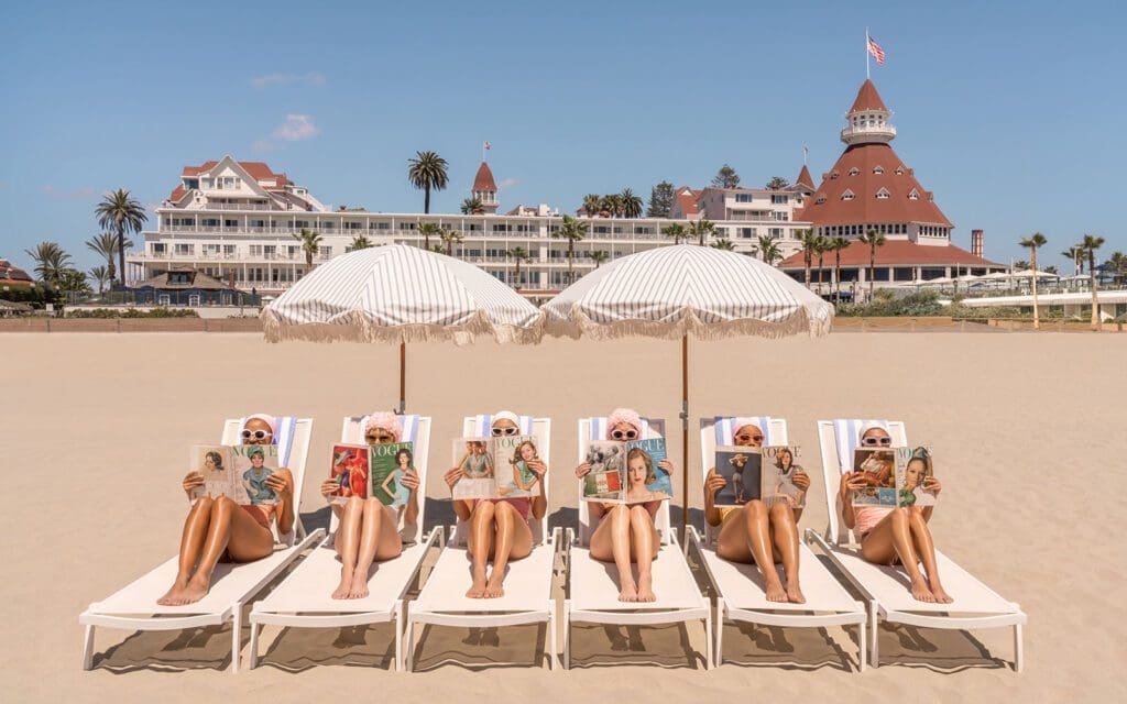 The Sunbathers by Gray Malin