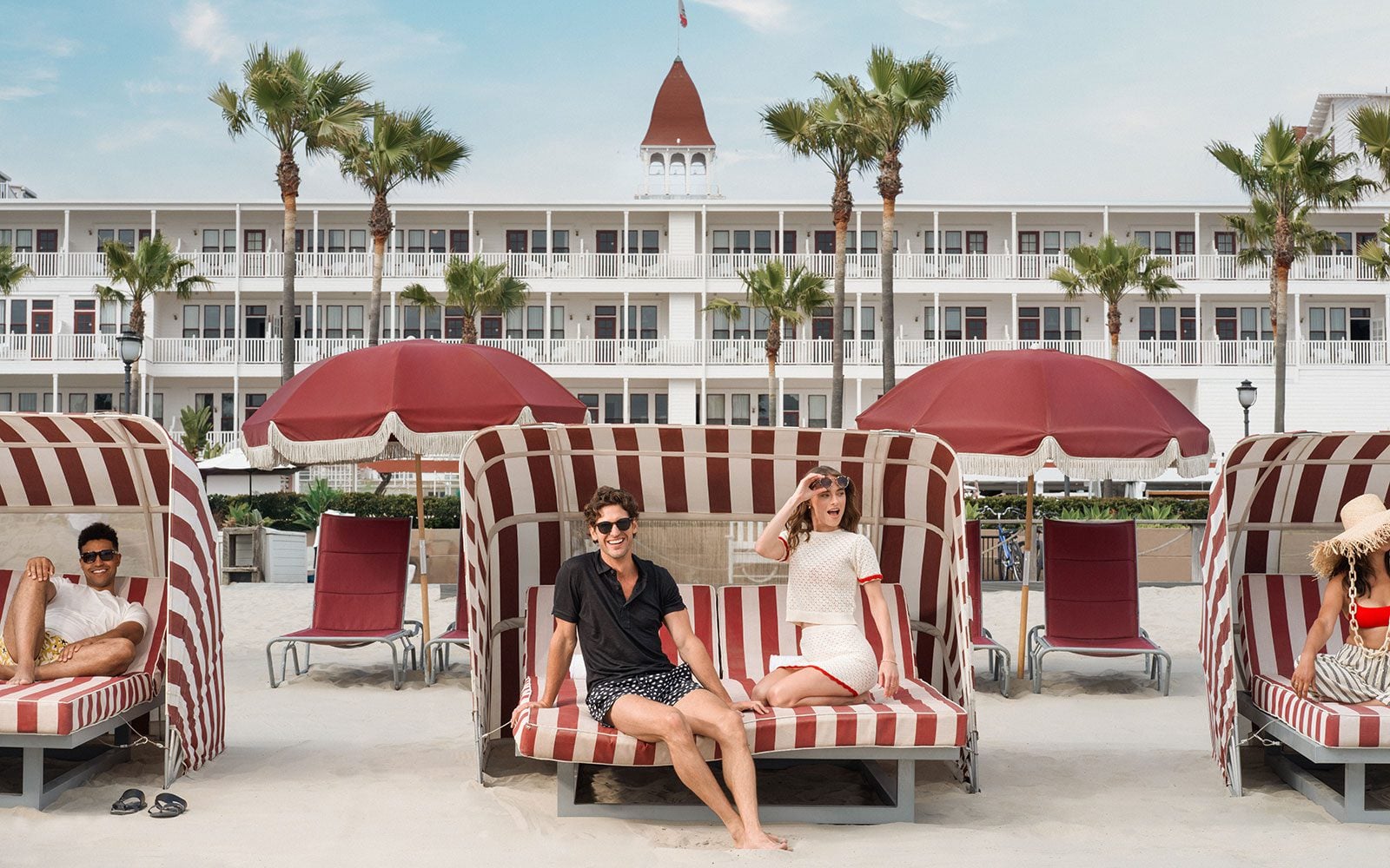 Friends on Del Beach