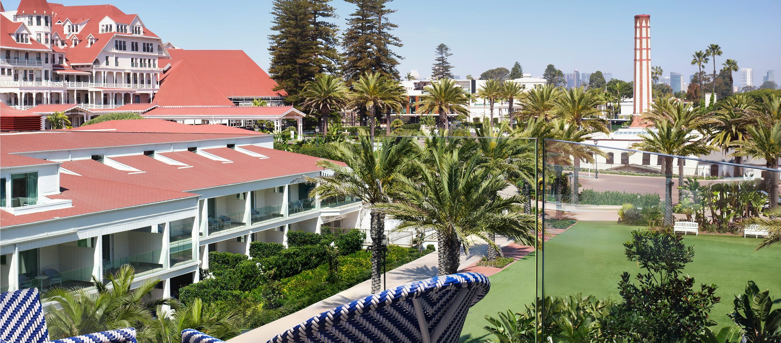 Resort View guest room balcony in The Views